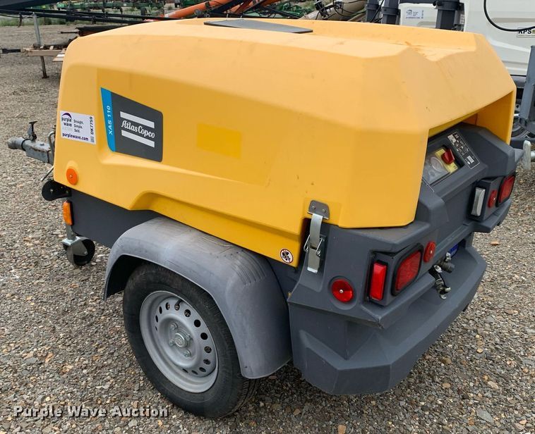 image for item DK7759 2017 Atlas Copco XAS110  air compressor