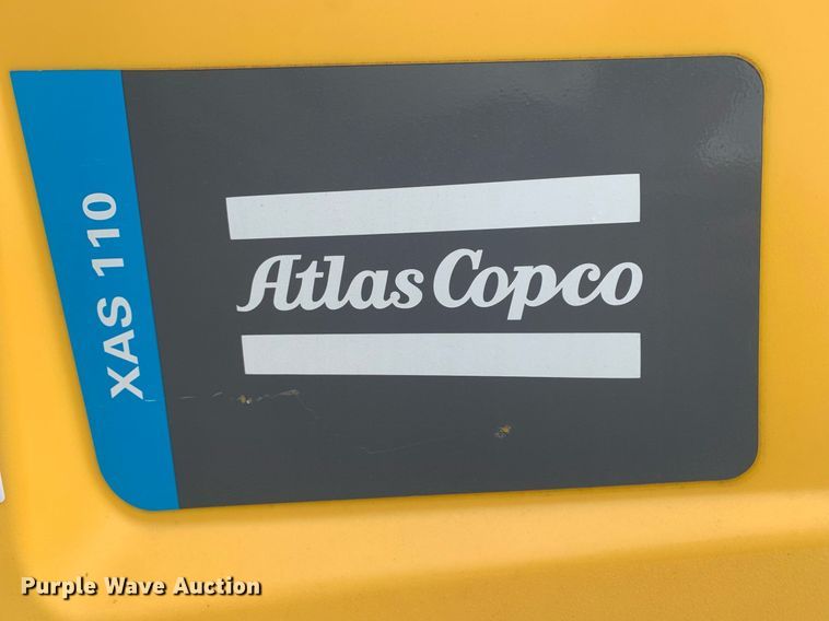 image for item DK7759 2017 Atlas Copco XAS110  air compressor