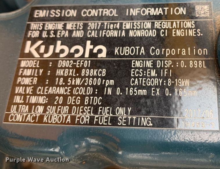 image for item DK7759 2017 Atlas Copco XAS110  air compressor