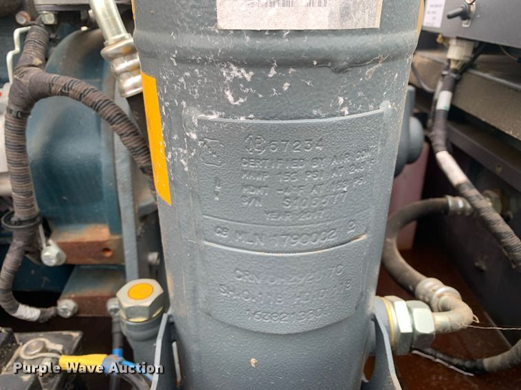 image for item DK7759 2017 Atlas Copco XAS110  air compressor