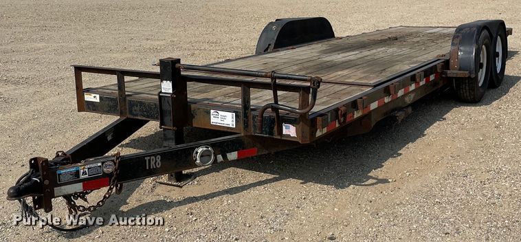 image for item DL3832 2014 H&H  tilt deck equipment trailer