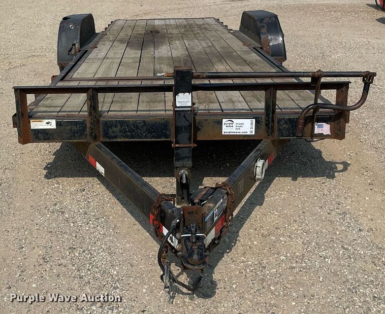 image for item DL3832 2014 H&H  tilt deck equipment trailer