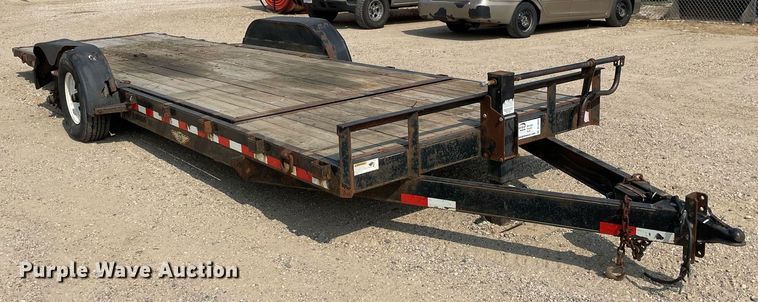 image for item DL3832 2014 H&H  tilt deck equipment trailer