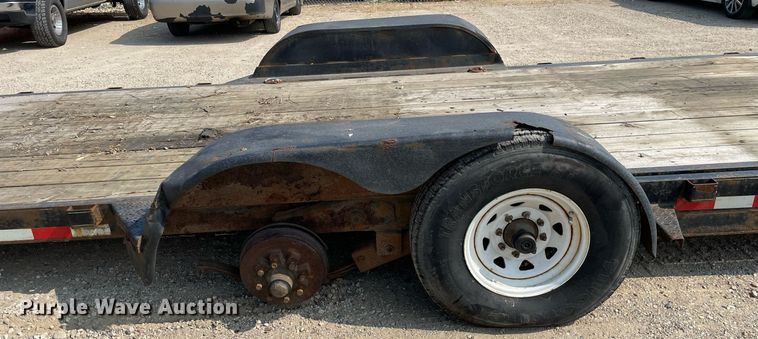 image for item DL3832 2014 H&H  tilt deck equipment trailer