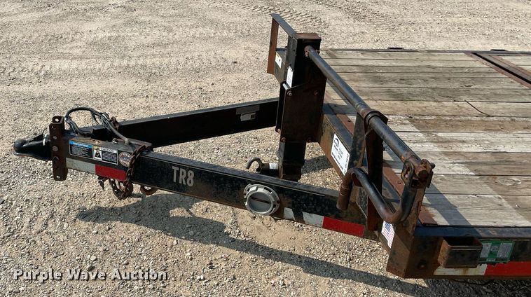 image for item DL3832 2014 H&H  tilt deck equipment trailer
