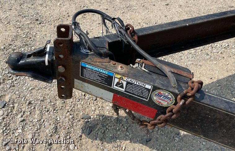 image for item DL3832 2014 H&H  tilt deck equipment trailer