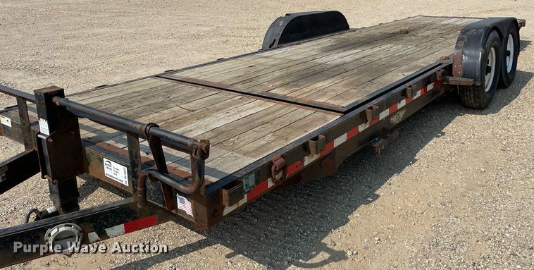 image for item DL3832 2014 H&H  tilt deck equipment trailer