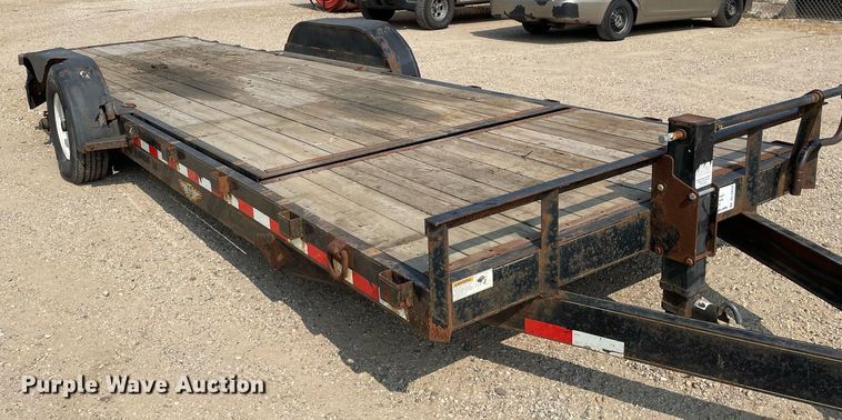 image for item DL3832 2014 H&H  tilt deck equipment trailer