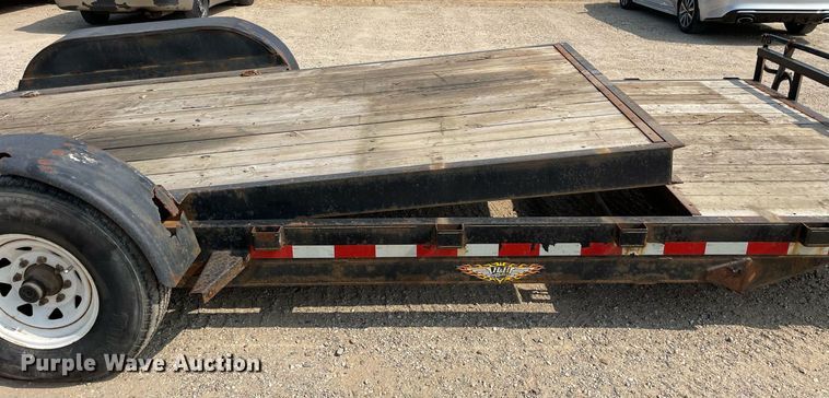 image for item DL3832 2014 H&H  tilt deck equipment trailer