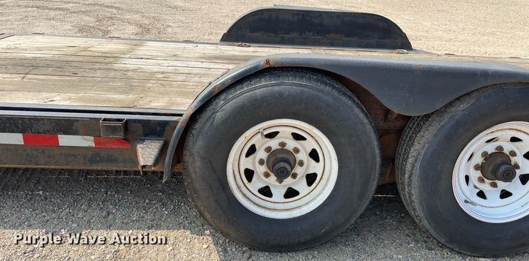 image for item DL3832 2014 H&H  tilt deck equipment trailer