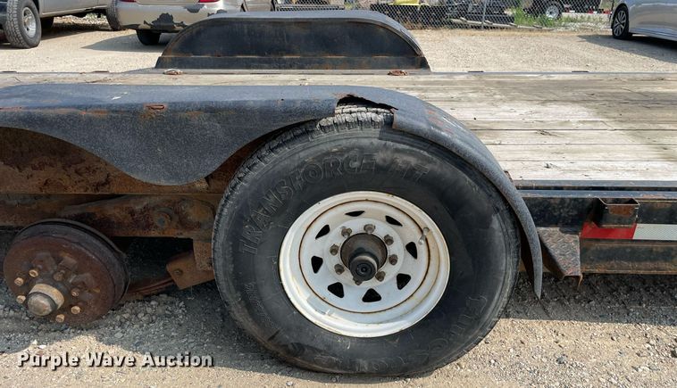 image for item DL3832 2014 H&H  tilt deck equipment trailer