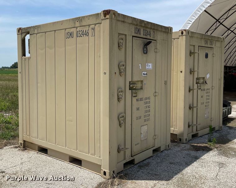 image for item DL3849 (2) USMC walk-in cooler container