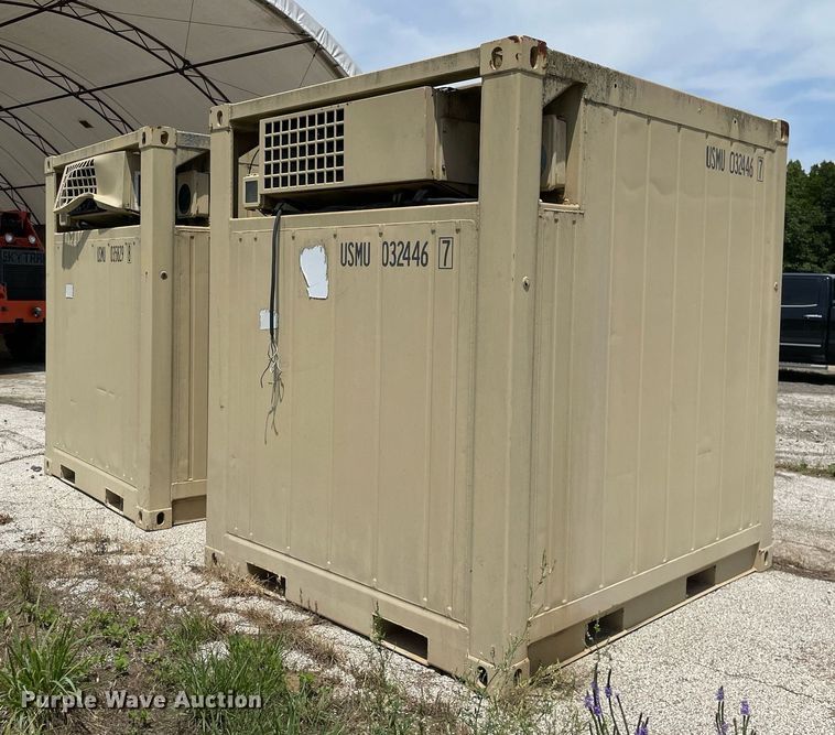 image for item DL3849 (2) USMC walk-in cooler container