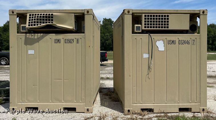 image for item DL3849 (2) USMC walk-in cooler container