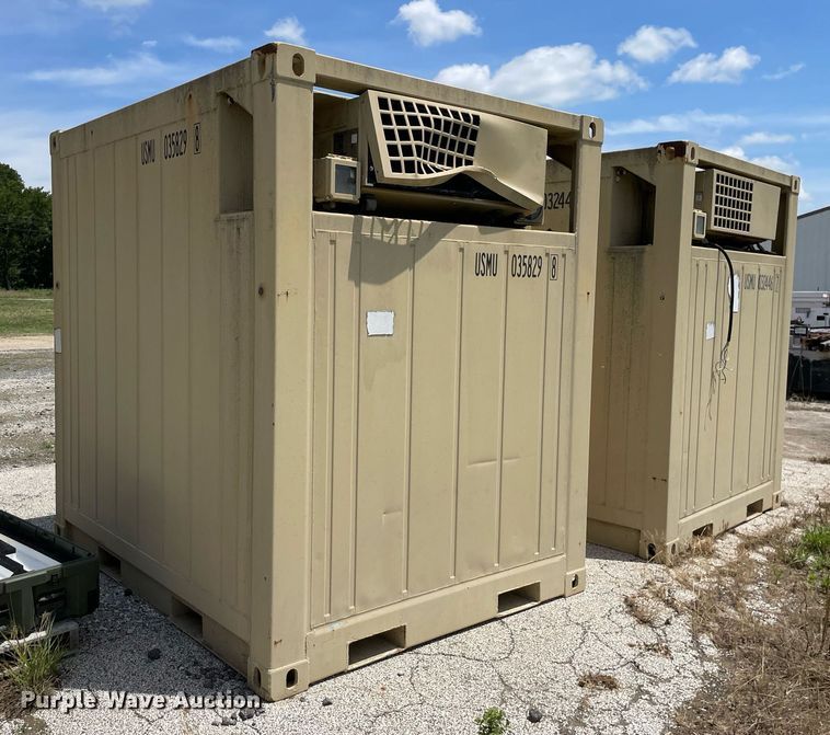 image for item DL3849 (2) USMC walk-in cooler container