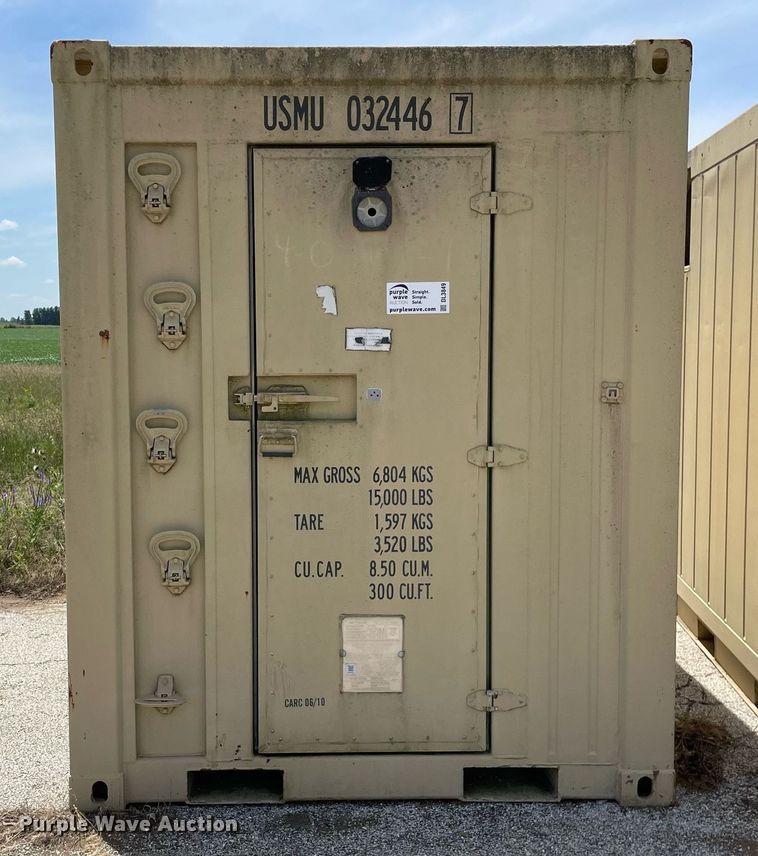 image for item DL3849 (2) USMC walk-in cooler container