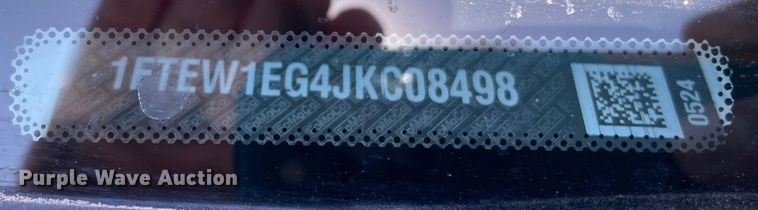 image for item DN4699 2018  Ford F150 XLT  SuperCrew pickup truck