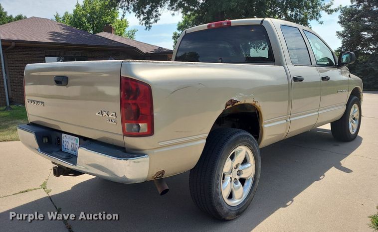 image for item DN8542 2003 Dodge Ram 1500 SLT  Quad Cab pickup truck