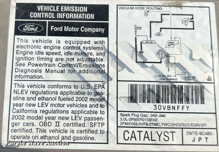 image for item DO2195 2002  Ford Taurus