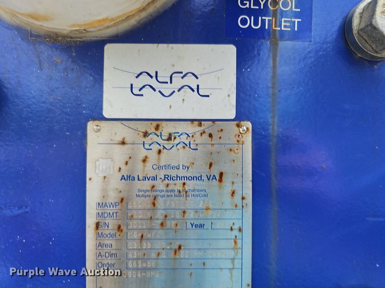 image for item DO2893 Alfa Laval pump station