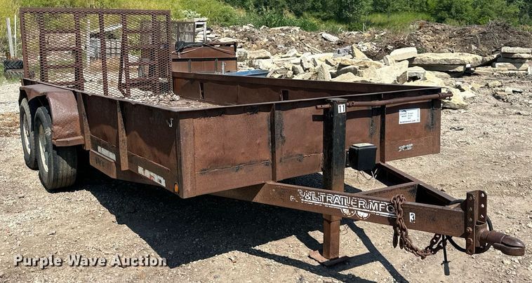 image for item DO5108 2003 L&L BF16  utility trailer