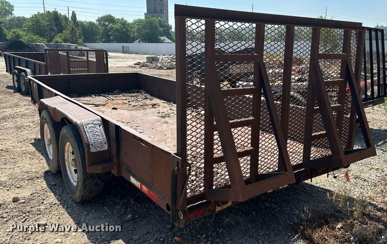 image for item DO5108 2003 L&L BF16  utility trailer