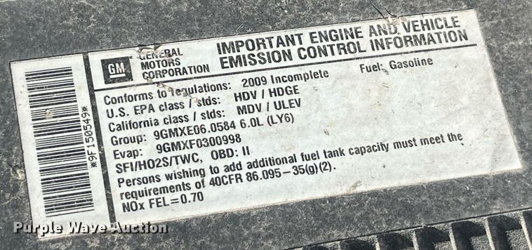 image for item DP0530 2009 Chevrolet Silverado 3500HD  septic truck