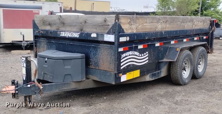 image for item DP3318 2008 Travalong  dump trailer