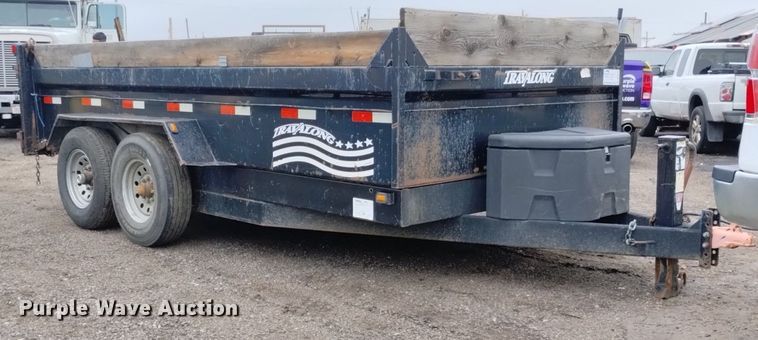 image for item DP3318 2008 Travalong  dump trailer