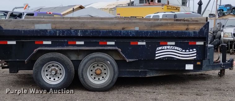 image for item DP3318 2008 Travalong  dump trailer