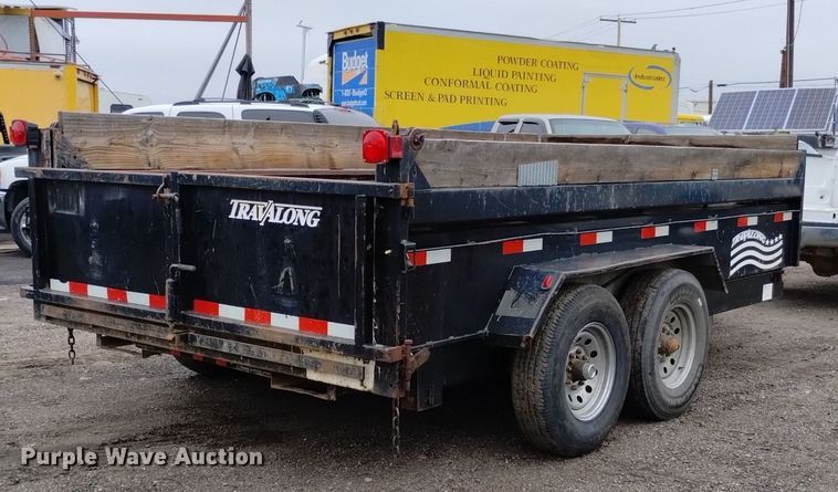 image for item DP3318 2008 Travalong  dump trailer