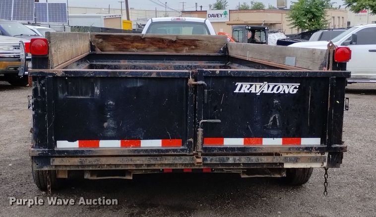 image for item DP3318 2008 Travalong  dump trailer