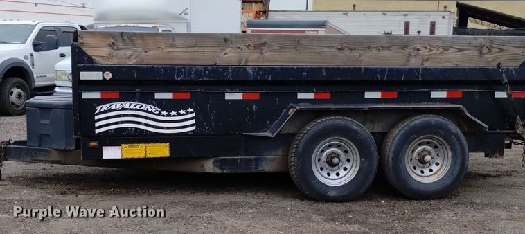 image for item DP3318 2008 Travalong  dump trailer