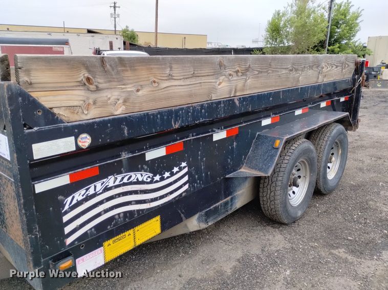 image for item DP3318 2008 Travalong  dump trailer