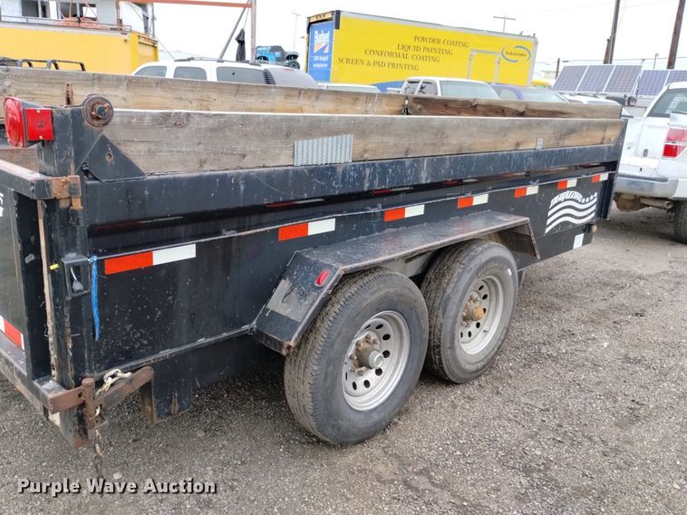 image for item DP3318 2008 Travalong  dump trailer
