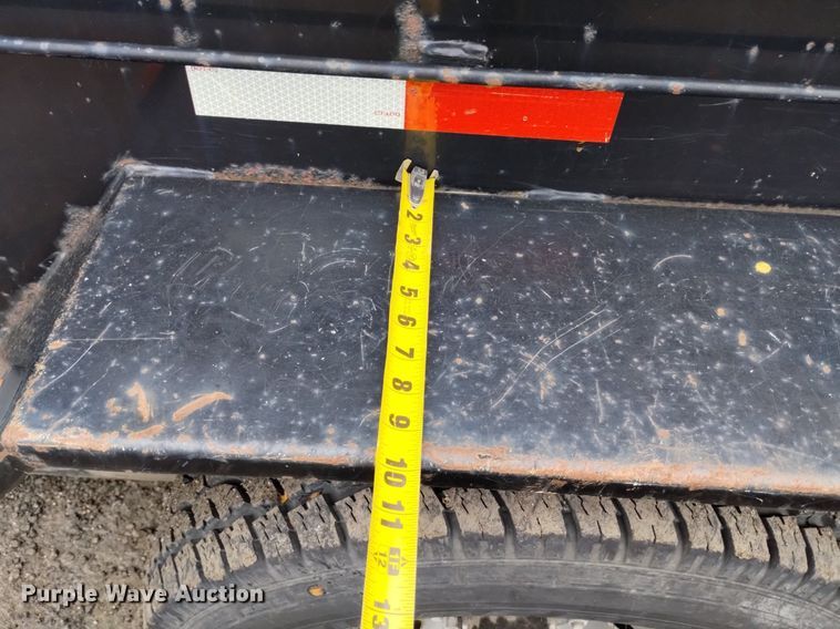 image for item DP3318 2008 Travalong  dump trailer