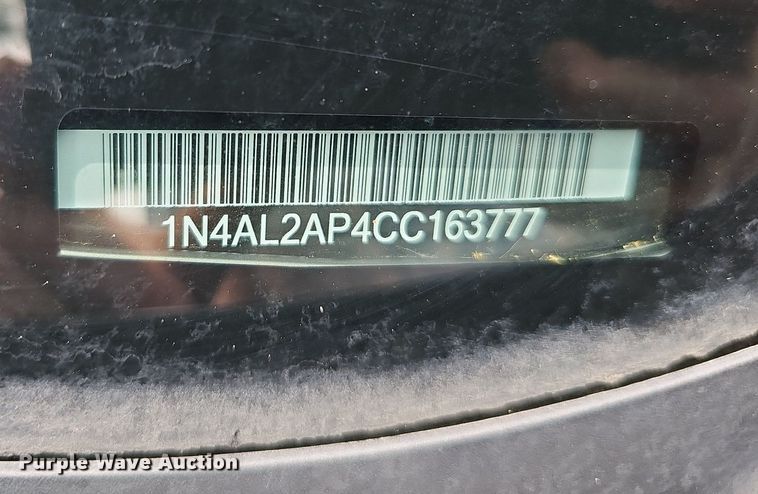image for item DQ0091 2012 Nissan Altima