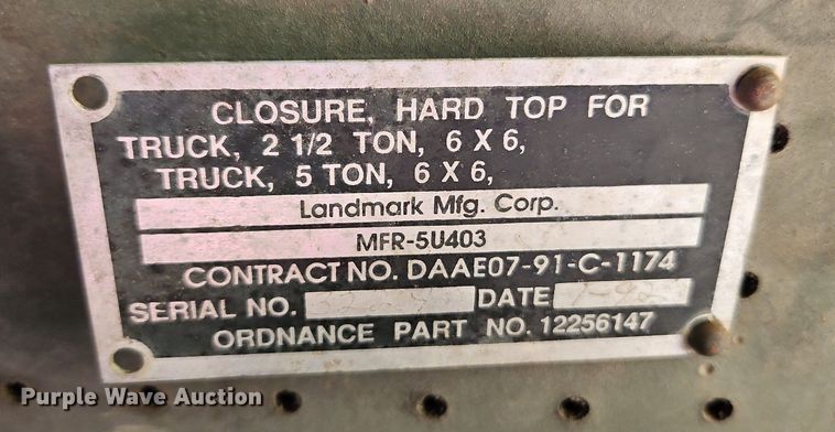 image for item DQ1793 1983 Am General M925  water truck