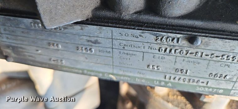 image for item DQ1793 1983 Am General M925  water truck