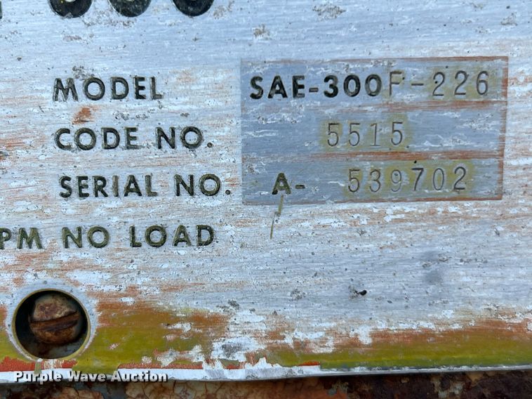 image for item DQ2123 Lincoln SAE-300P-226  welder/generator