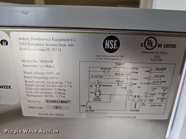 image for item DR3386 Maxx Ice MIM100  ice maker