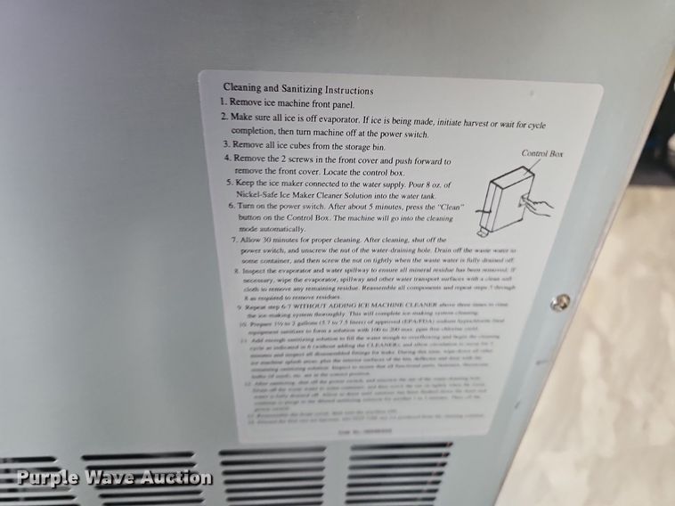 image for item DR3386 Maxx Ice MIM100  ice maker