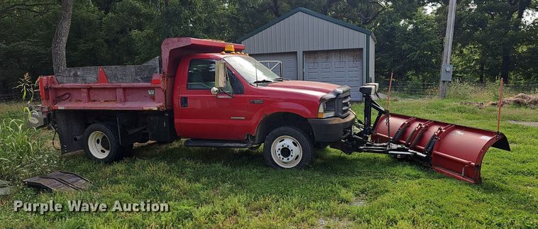 image for item DR3407 2003 Ford F550  dump truck