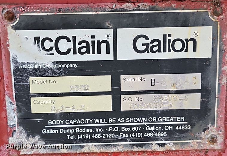 image for item DR3407 2003 Ford F550  dump truck