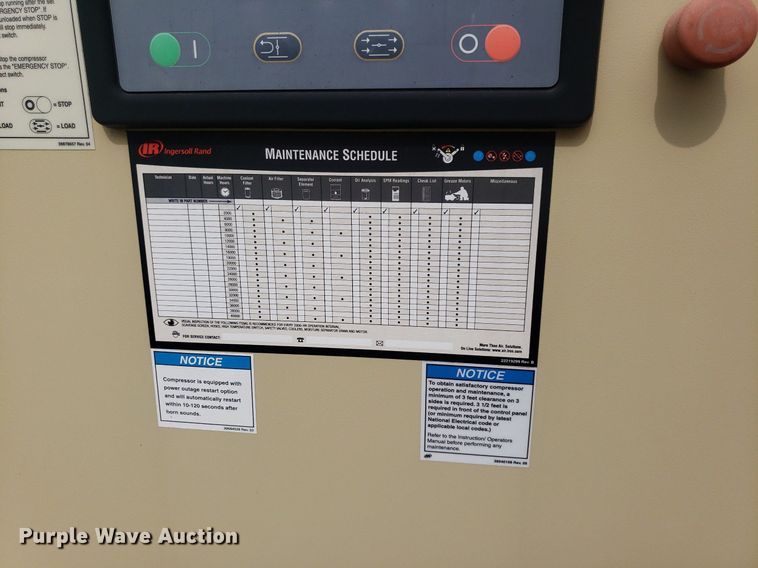 image for item IP9328 Ingersoll Rand SSR-EPE300-2S  rotary screw air compressor