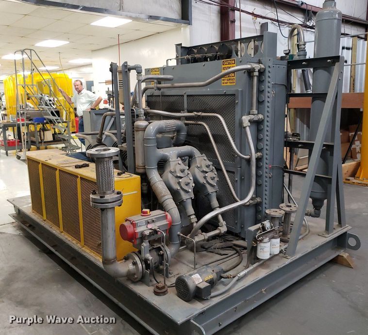 image for item IP9331 2008 Greenfield D62-A  reciprocating air compressor