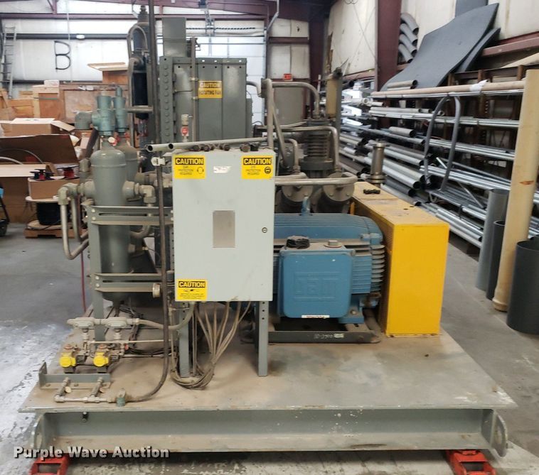 image for item IP9331 2008 Greenfield D62-A  reciprocating air compressor