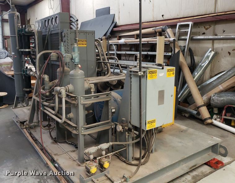 image for item IP9331 2008 Greenfield D62-A  reciprocating air compressor