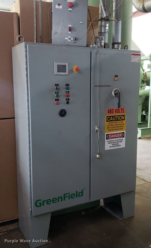 image for item IP9331 2008 Greenfield D62-A  reciprocating air compressor