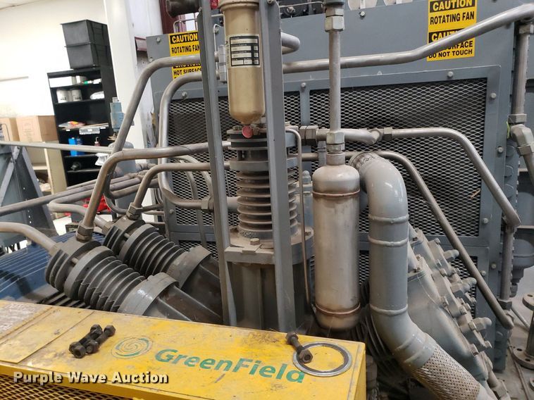 image for item IP9331 2008 Greenfield D62-A  reciprocating air compressor